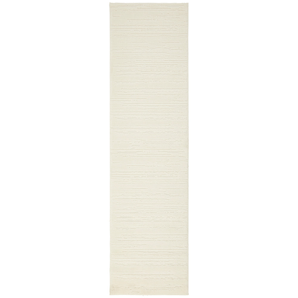 Serenade Ezra White Runner Rug – Rug Culture