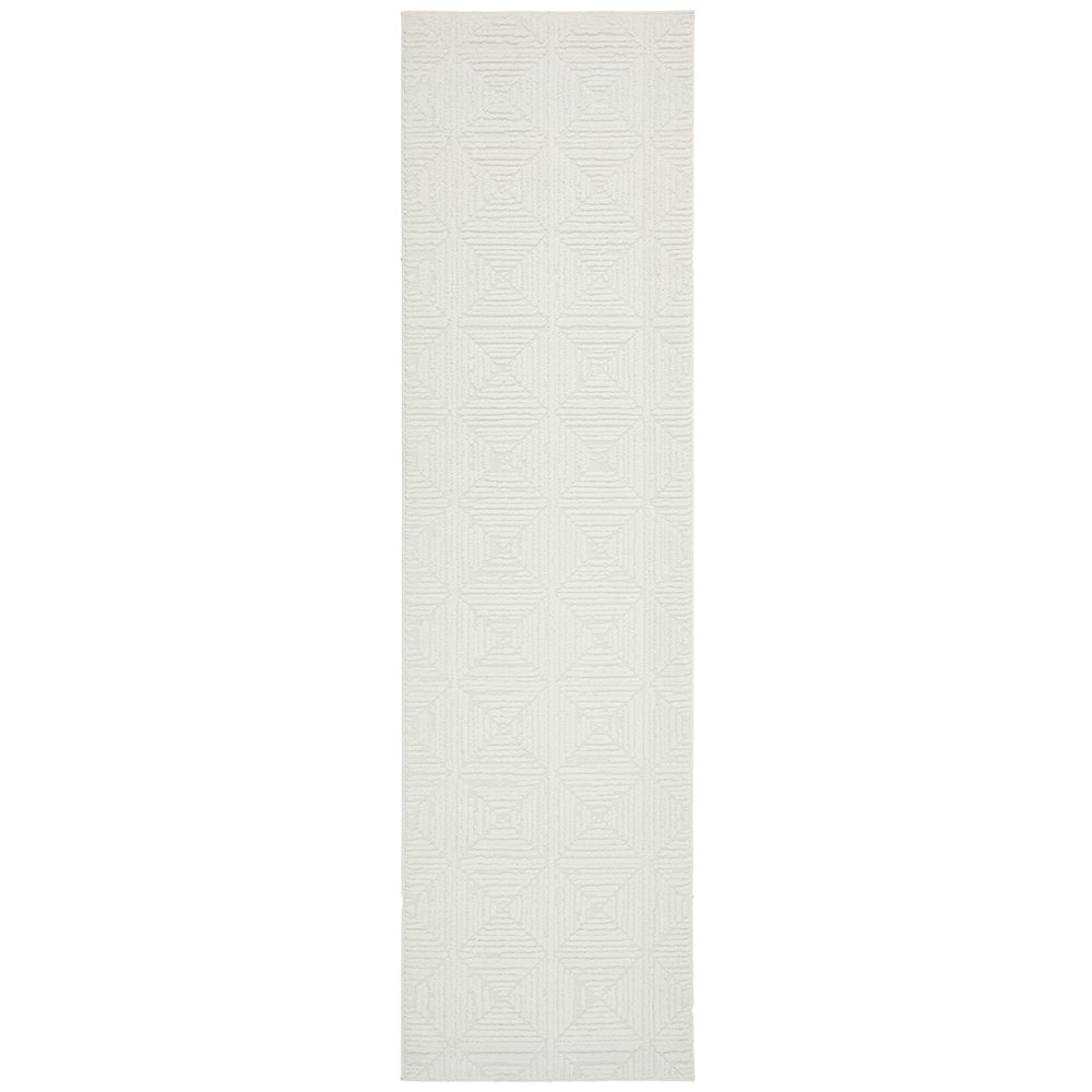 Serenade Shilo White Runner Rug – Rug Culture
