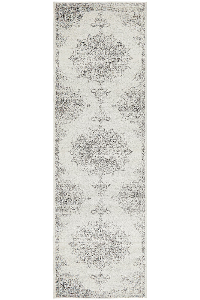 Silver Runner Rug Chrome Rita Silver Runner Rug – Rug Culture