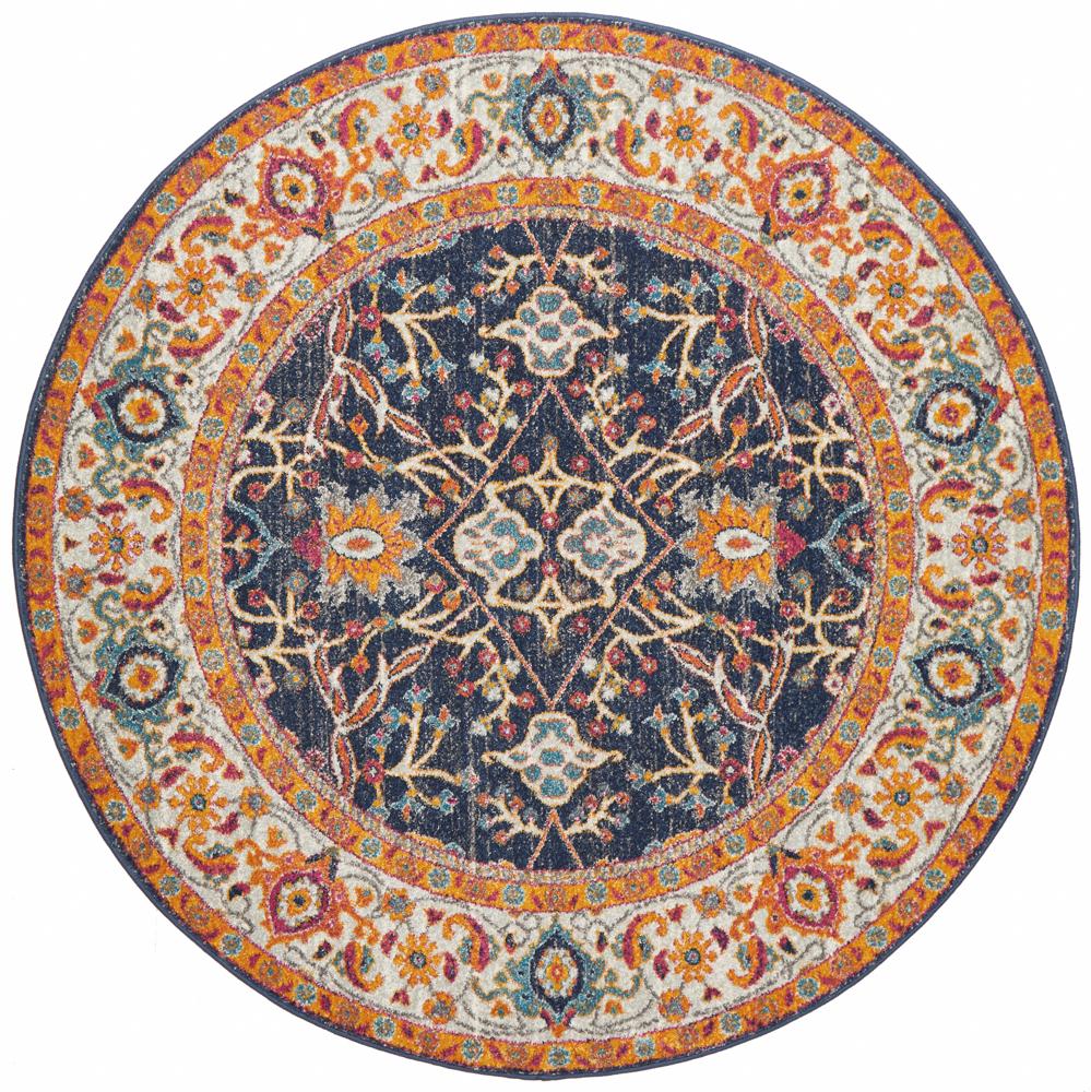 Evoke 262 Multi Round Rug – Rug Culture