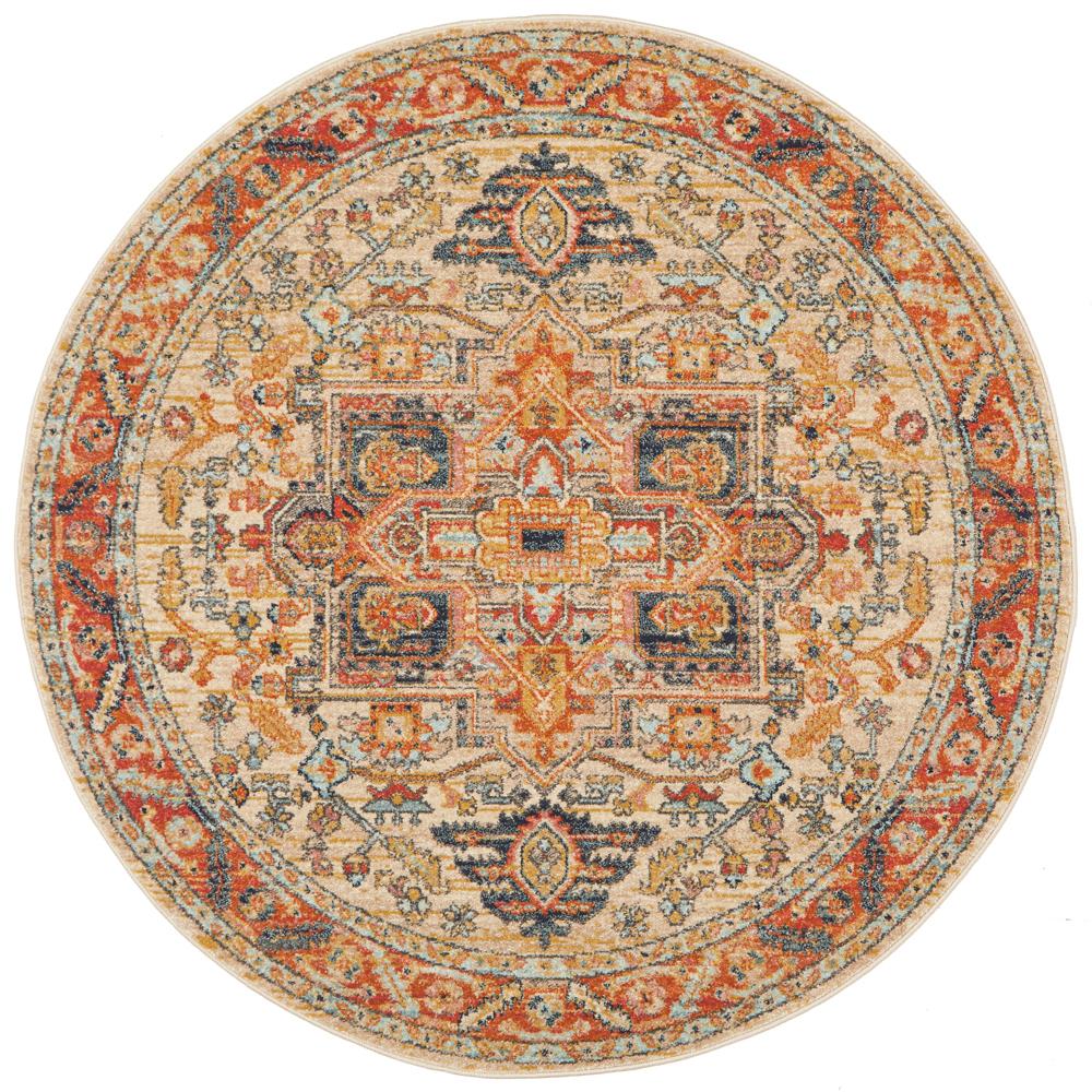 Legacy 850 Rust Round Rug – Rug Culture