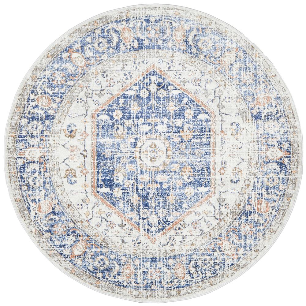 Mayfair Lorissa Blue Round Rug – Rug Culture
