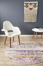 museum-lili-fuschia-round-rug
