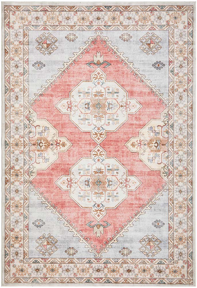 Deep Rose Rug Revive Avril Rose Washable Rug – Rug Culture