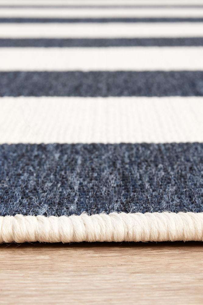 Seaside 4444 Navy White Rug Rug Culture