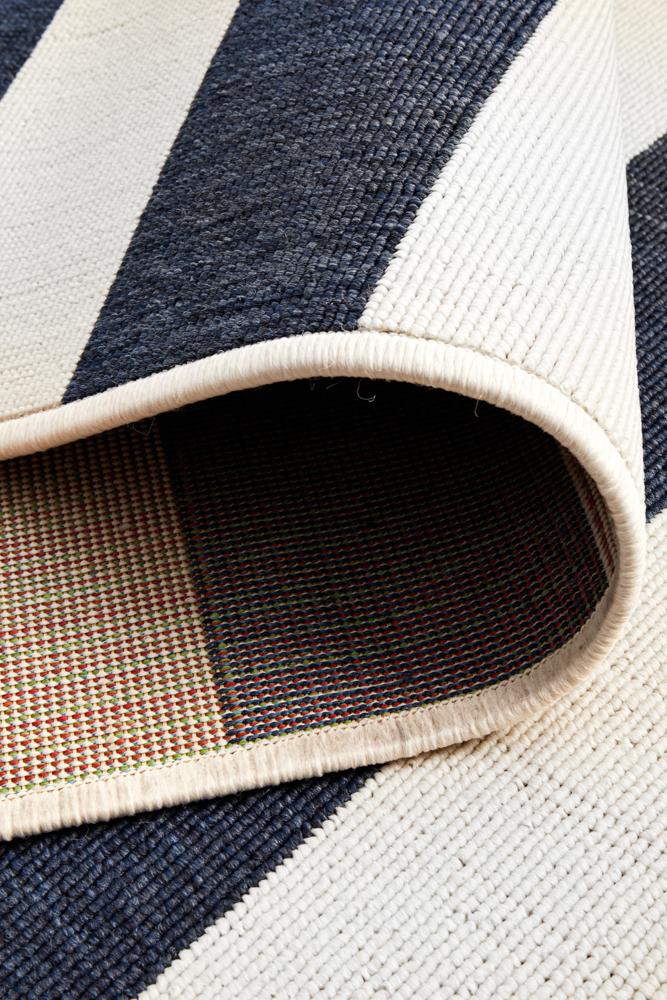 Seaside 4444 Navy White Rug – Rug Culture