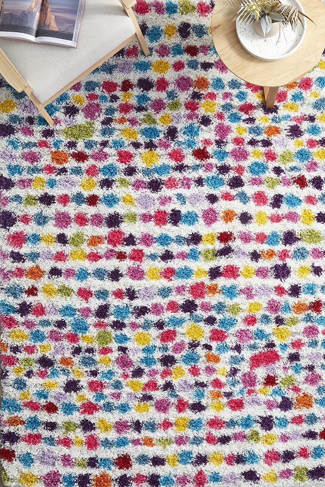 Dot Texture Rug Vegas Dot Multi Rug – Rug Culture